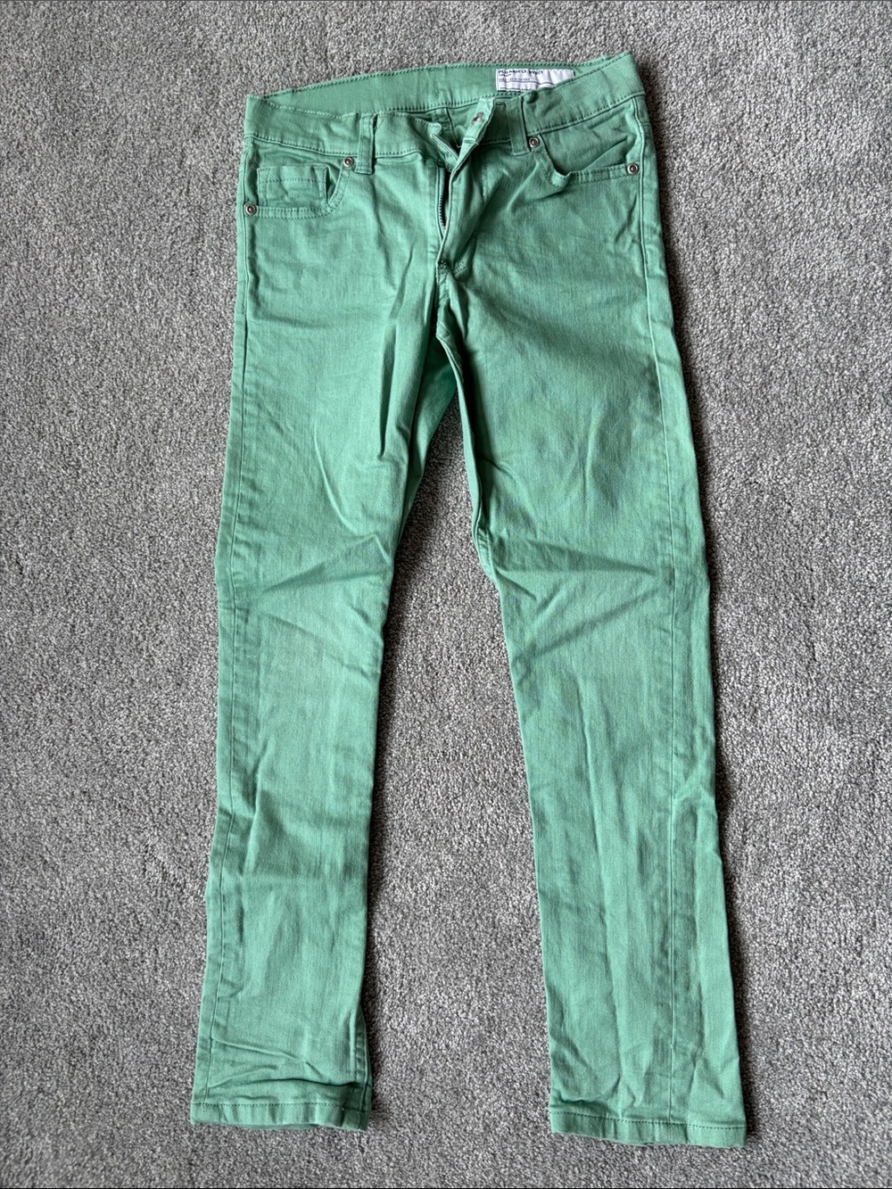 Polarn O. Pyret Mint Green Slim Jeans
